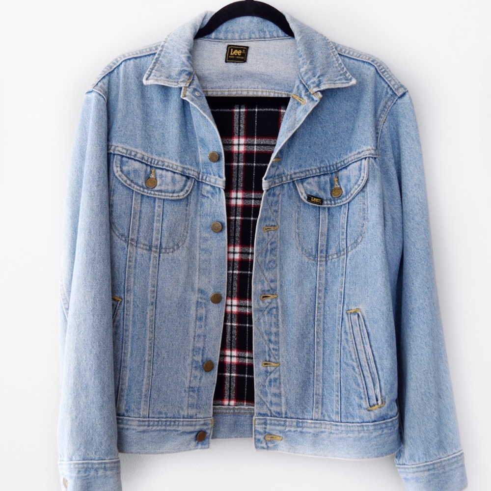 Wolf Hand Painted Denim Jacket - image 2